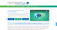 Desktop Screenshot of callforwarding.com